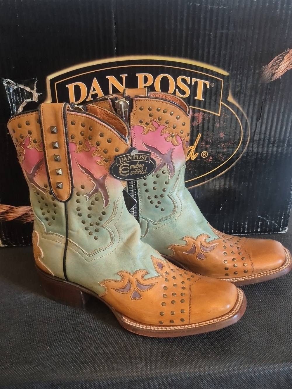 Dan Post Women's Sundance "Sunset Sparrow" Boots 6.5 NEW WITH BOX